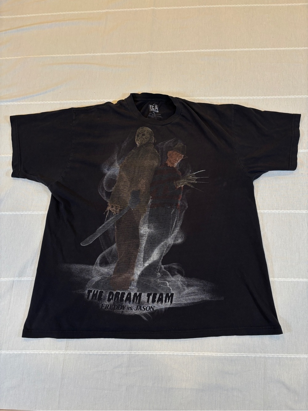 Freddy vs. Jason T-Shirt XL Black FEA Merchandising Horror The Dream Team